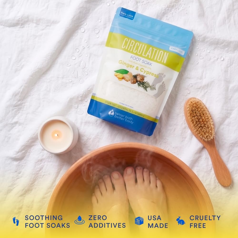 Rooted Repose | Ginger + Cypress Circulation Foot Soak | 32 oz