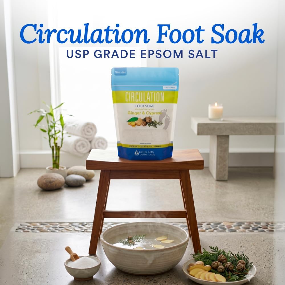 Rooted Repose | Ginger + Cypress Circulation Foot Soak | 32 oz