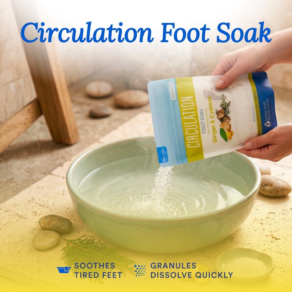 Rooted Repose | Ginger + Cypress Circulation Foot Soak | 32 oz