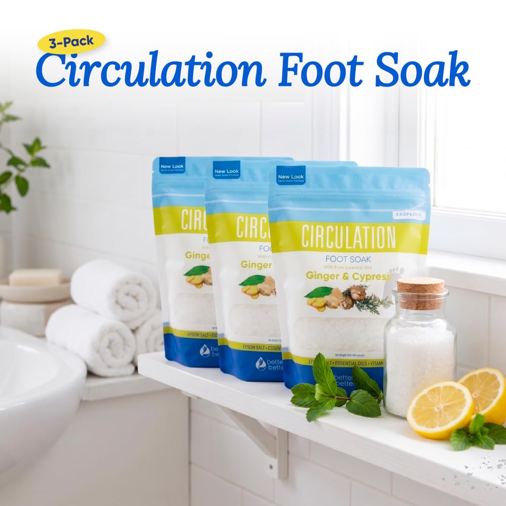 Rooted Repose | Ginger + Cypress Circulation Foot Soak | 32 oz