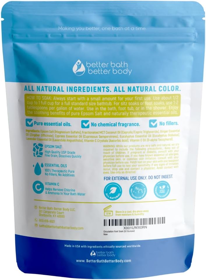 Rooted Repose | Ginger + Cypress Circulation Foot Soak | 32 oz