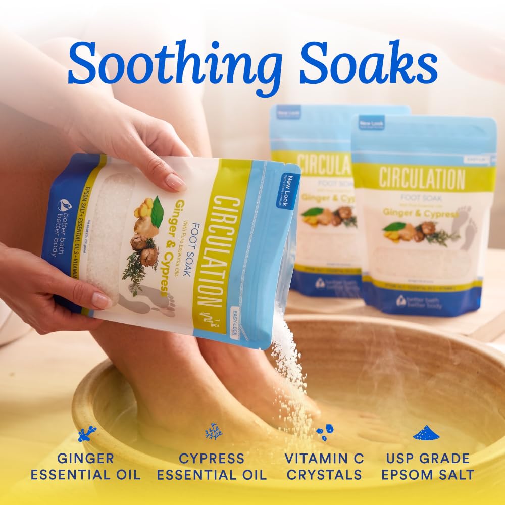 Rooted Repose | Ginger + Cypress Circulation Foot Soak | 32 oz