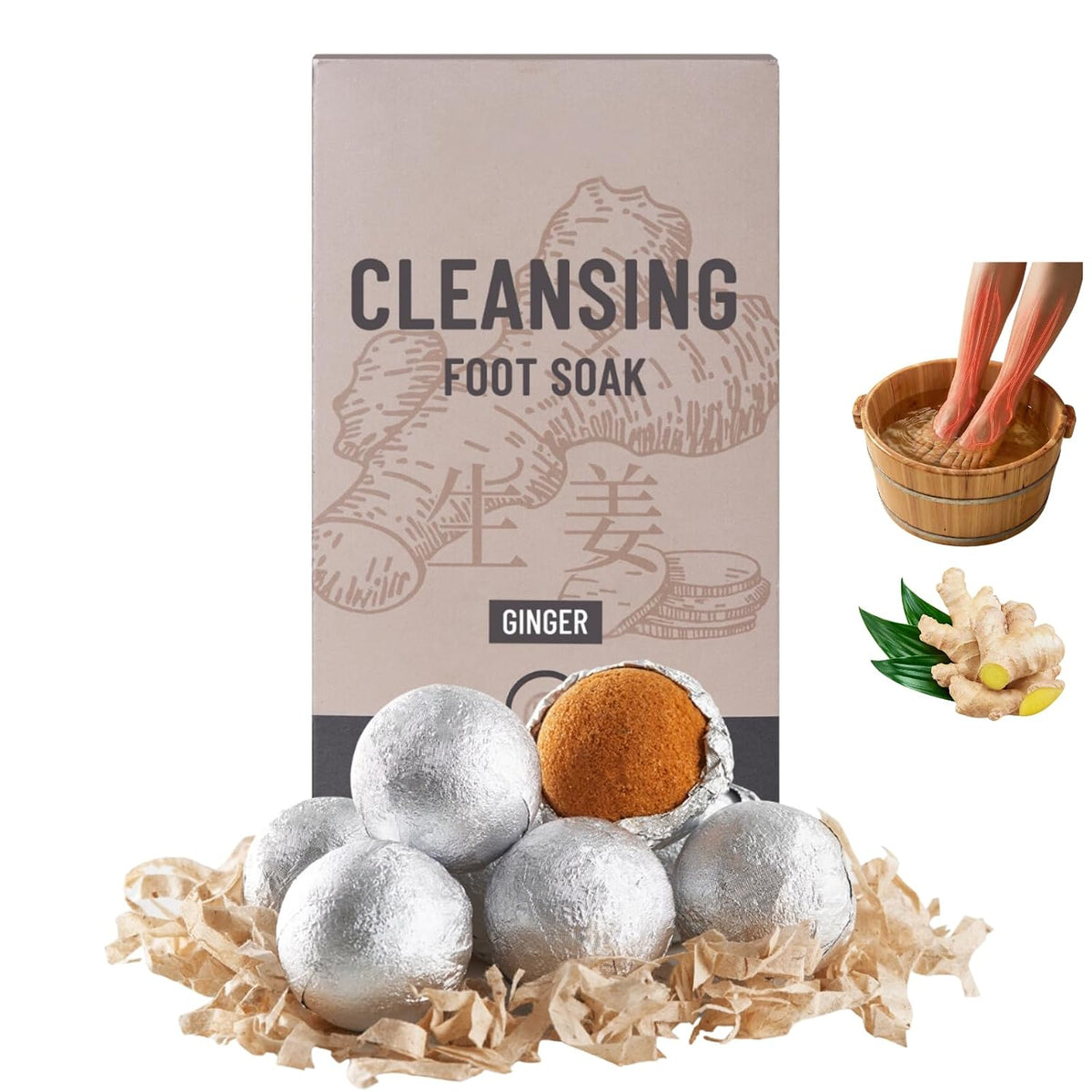 Ginger Root Foot Spa  | Circulation | Recovery | Relaxation