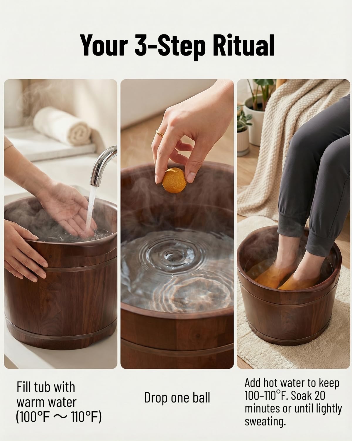 Ginger Root Foot Spa  | Circulation | Recovery | Relaxation