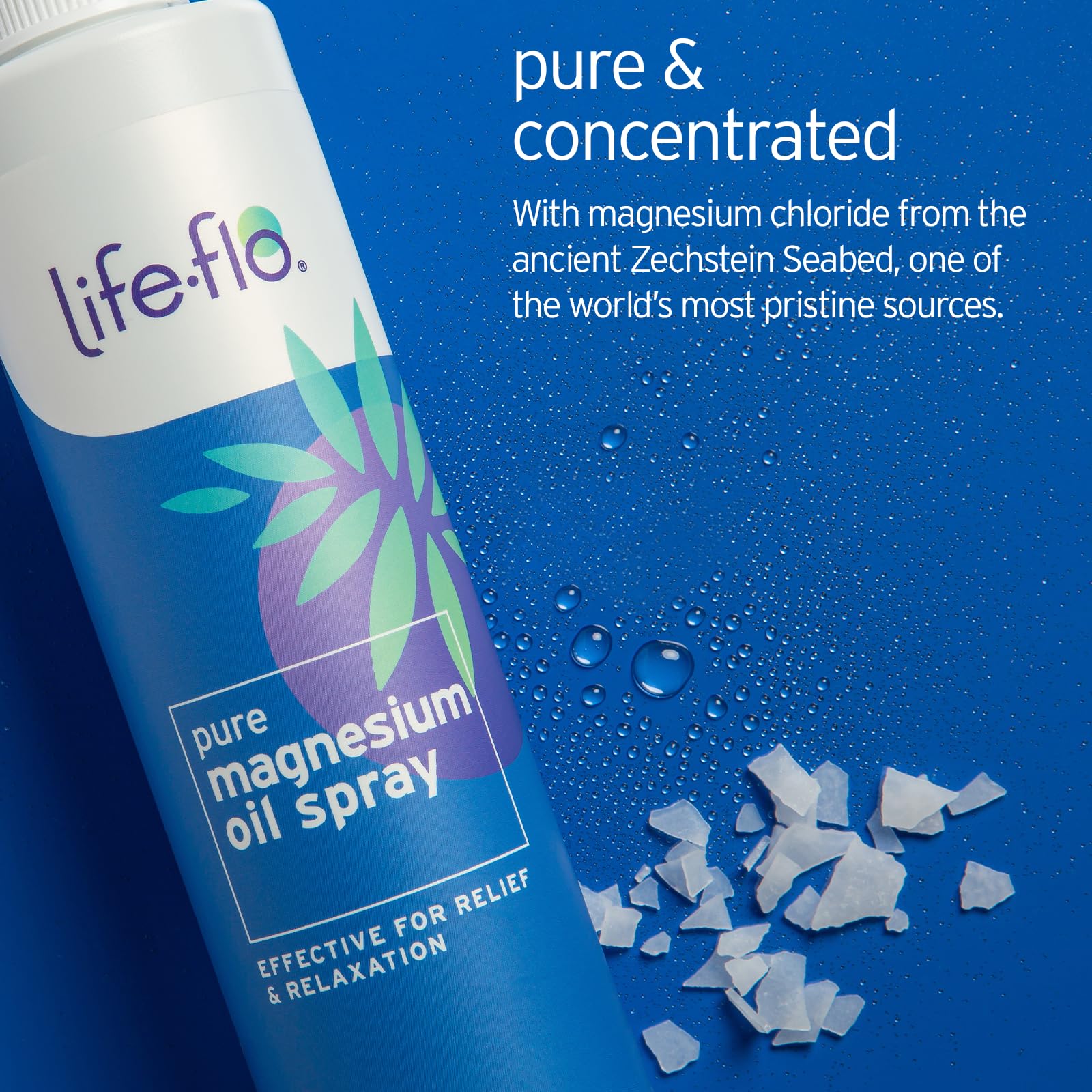 LIFE-FLO Unscented Magnesium Lotion - Highly Concentrated Magnesium Lotion for Kids and Adults - Soothes Overworked Muscles, Joints When Massaged into the Skin - Hypoallergenic,  - 8oz