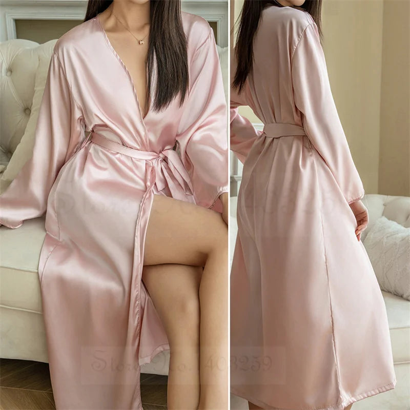 Marrakech Muse Satin Robe