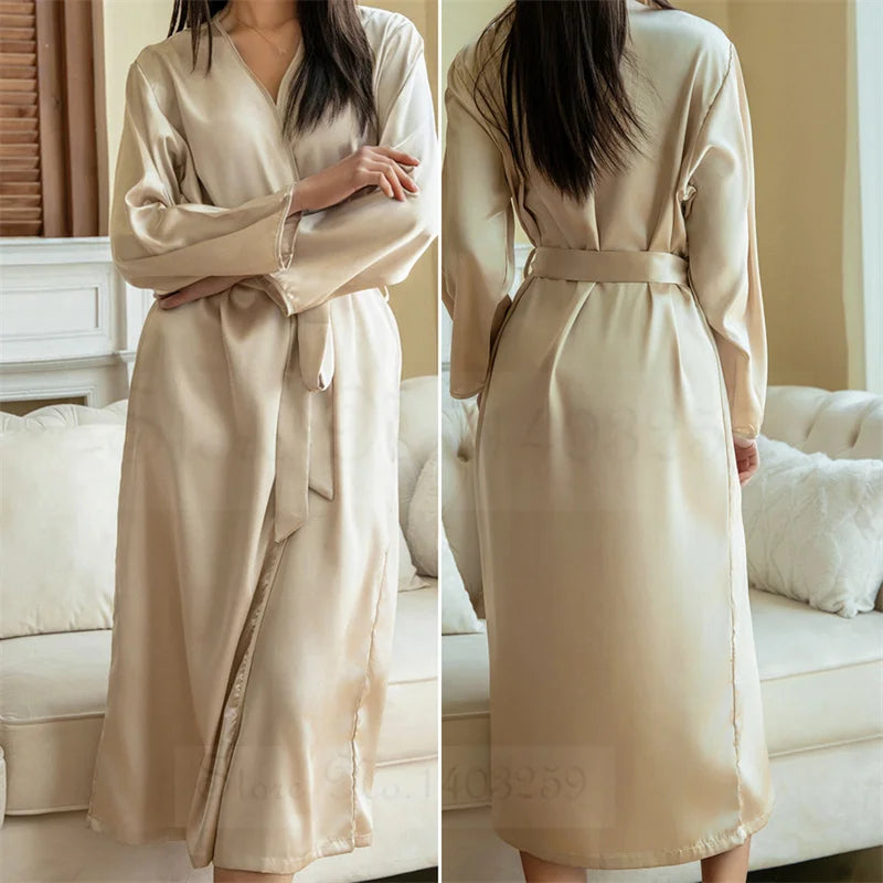 Marrakech Muse Satin Robe
