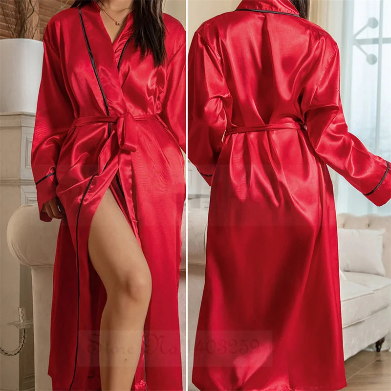 Marrakech Muse Satin Robe