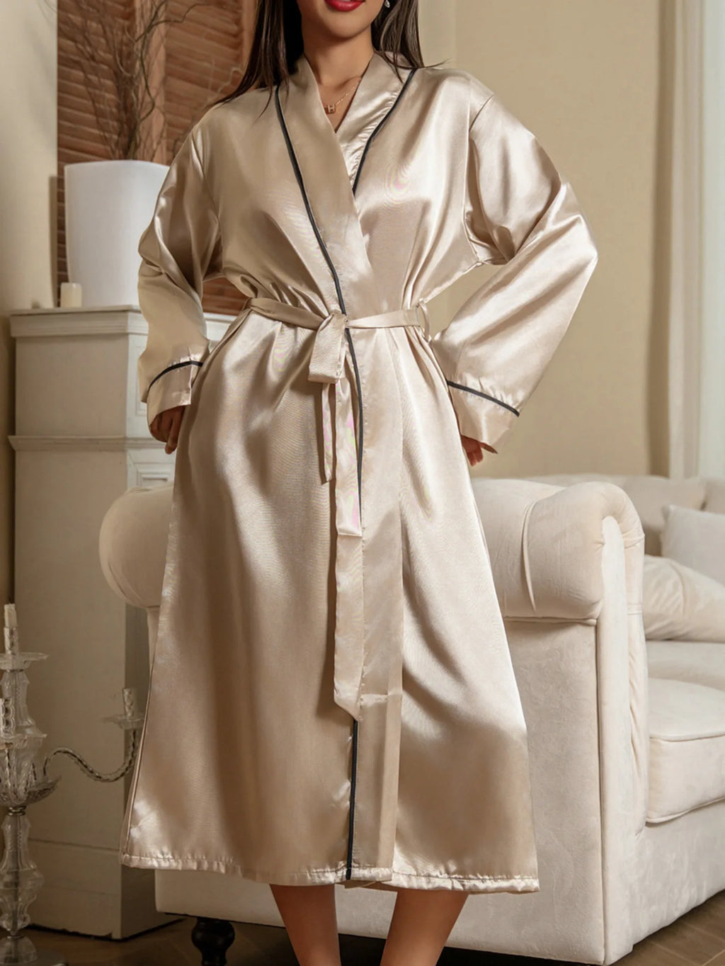 Marrakech Muse Satin Robe