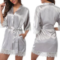 ‘ Her Embrace’ Women’s Elegant Smooth Short Robe
