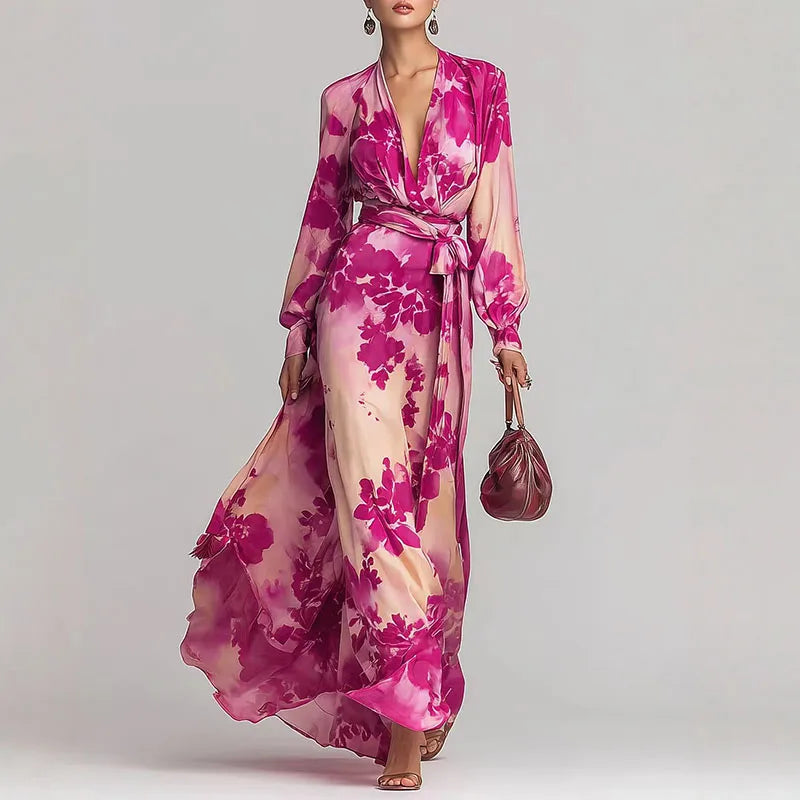 'Rose of Empire' Elegant Robe
