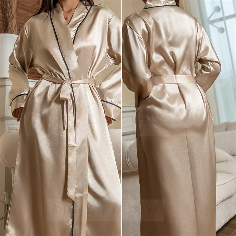 Marrakech Muse Satin Robe